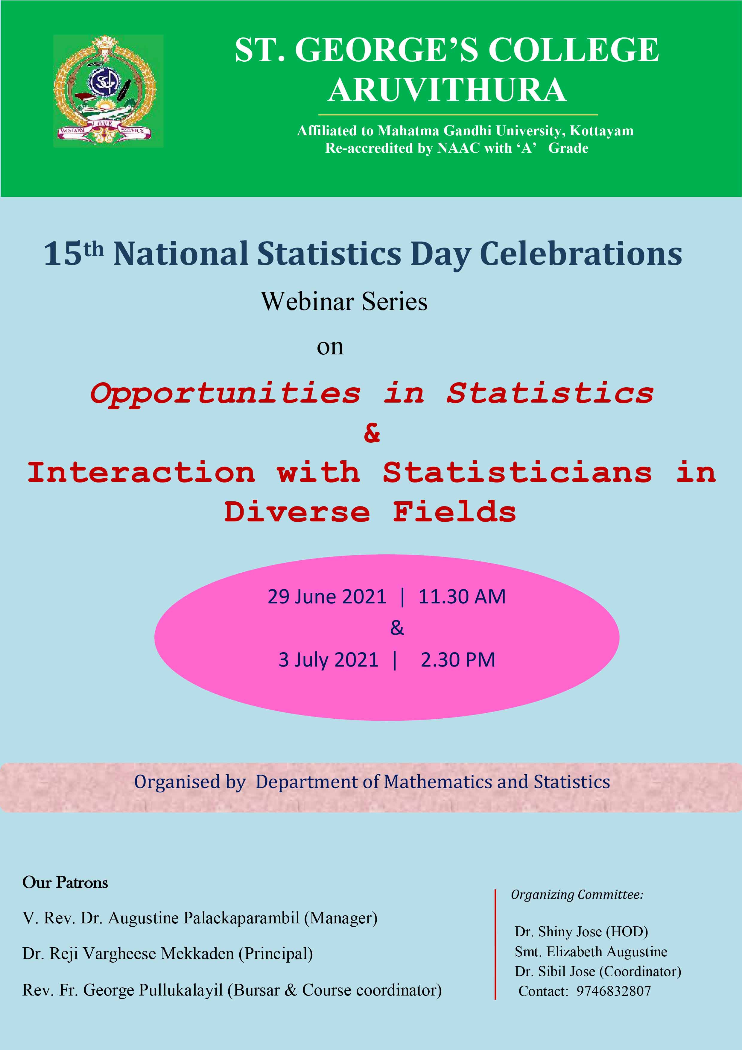 National statistics Day Celebrations